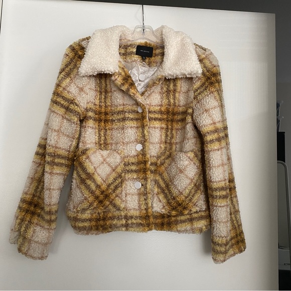 Plaid Sherpa Jacket in size Small - Picture 2 of 6
